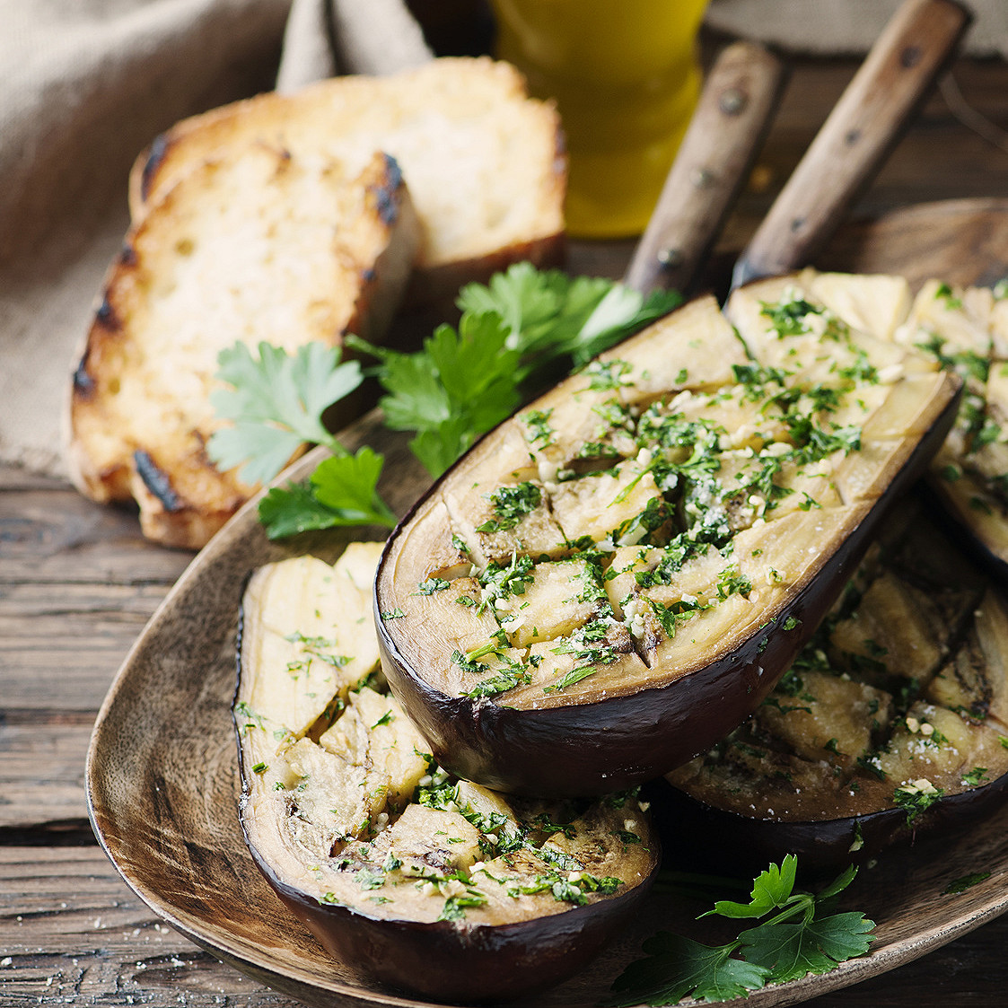 Aubergines au four d'Olivia