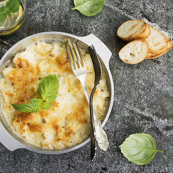 Brandade de morue à la purée de pomme de terre