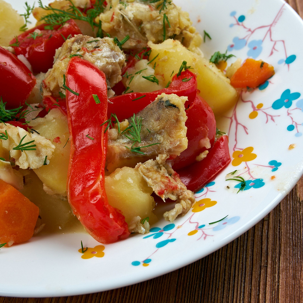 Caldeirada (râgout de poisson et légumes portugais)