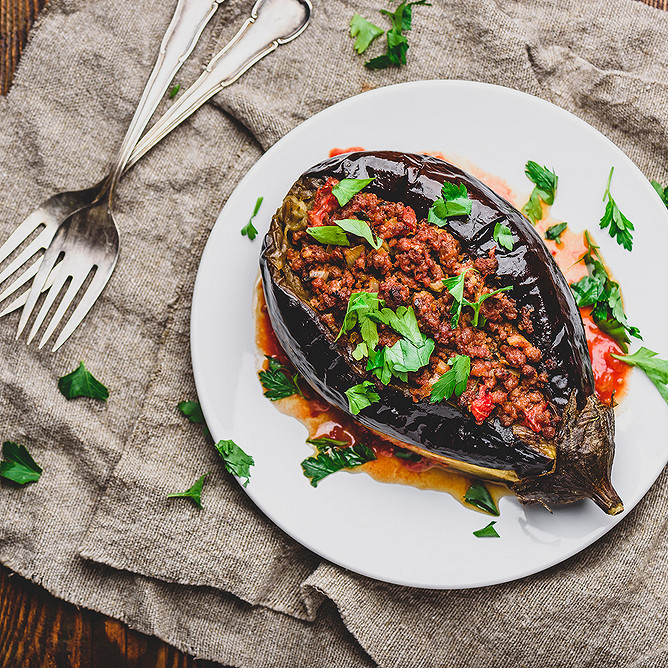 Aubergine farcie