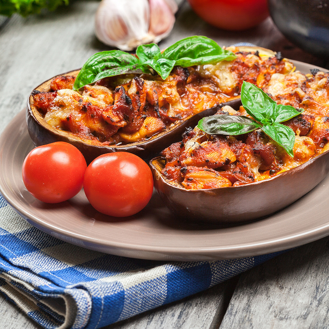 Aubergines à la parmesane