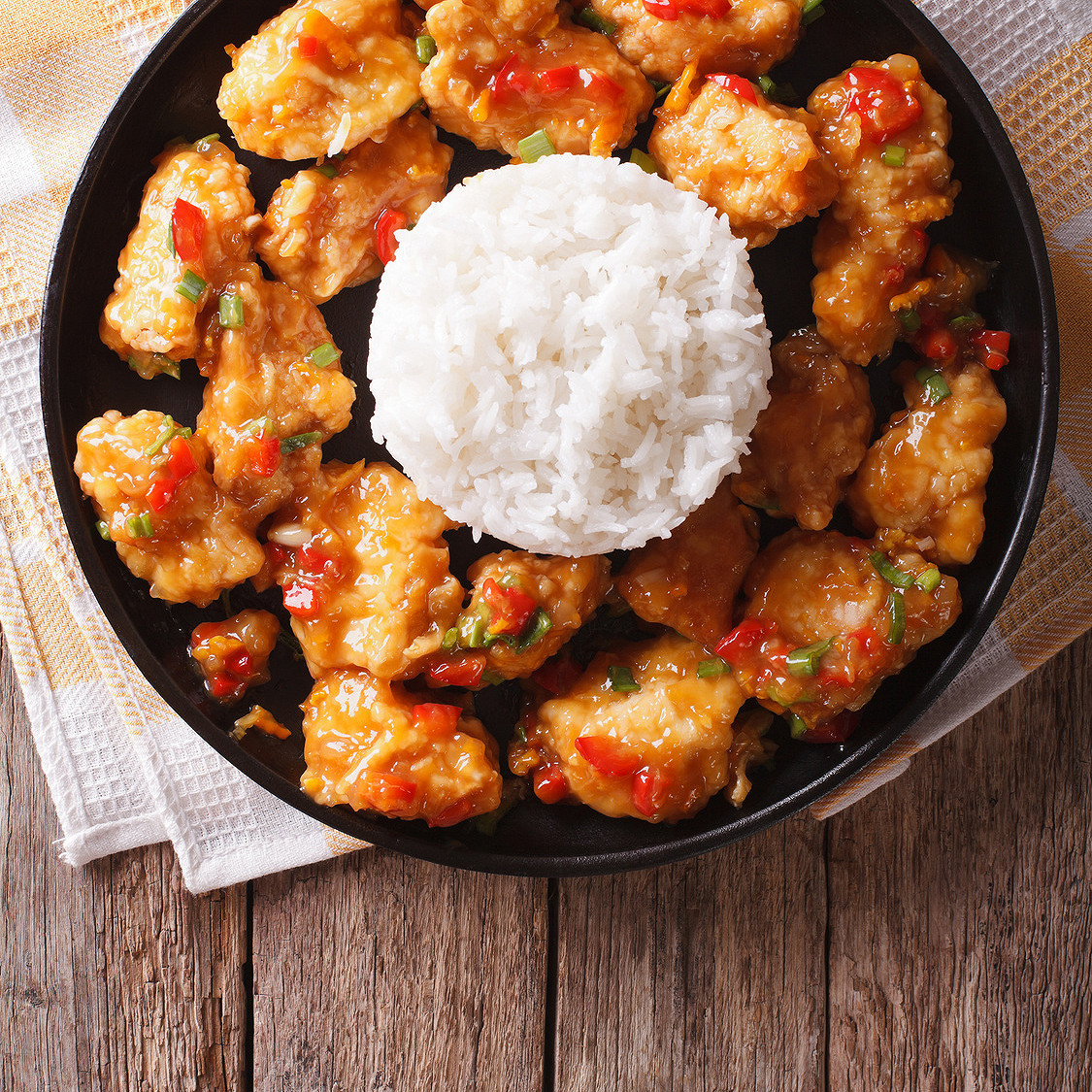Blancs de poulet à l'orange, miel et épices