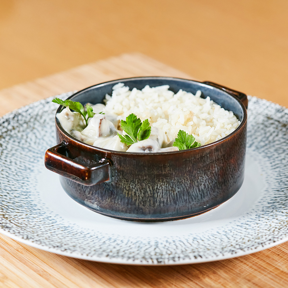 Blanquette de veau et riz pilaf