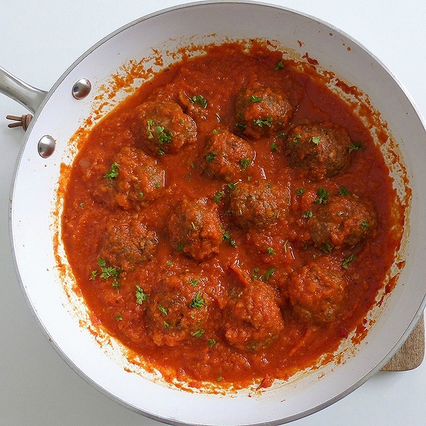 Boulettes de bœuf sauce tomate