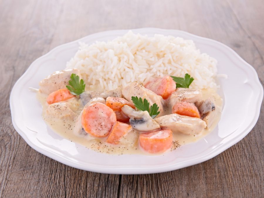 Blanquette de lotte aux petits légumes