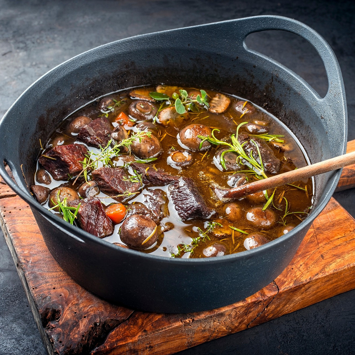 Boeuf bourguignon pas cher pour 10 personnes