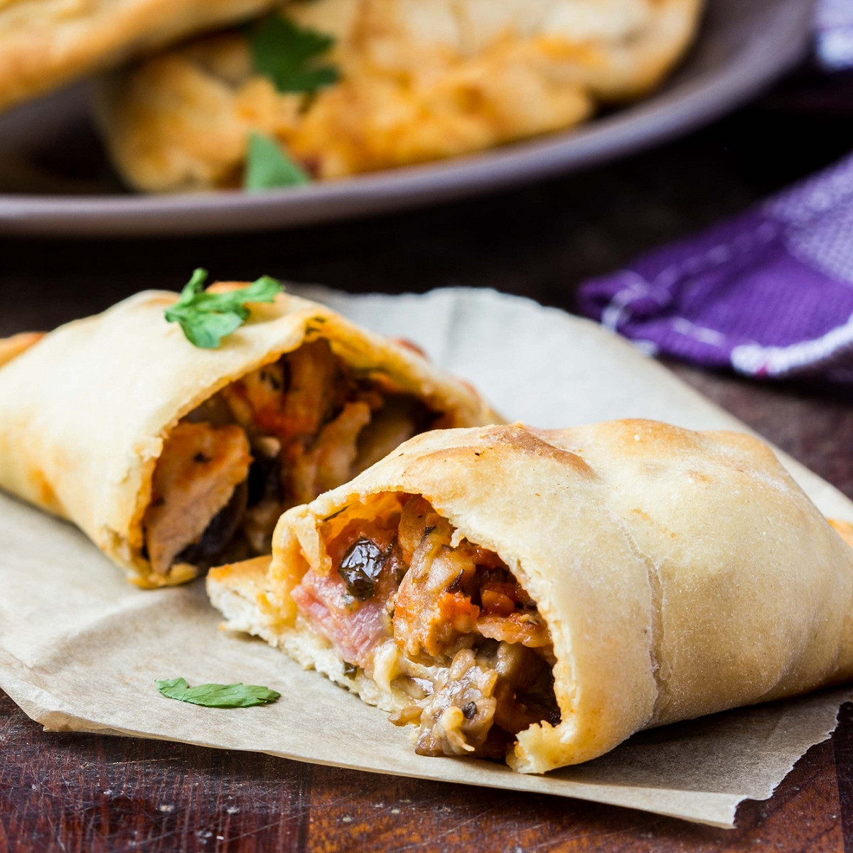 Calzone au porc