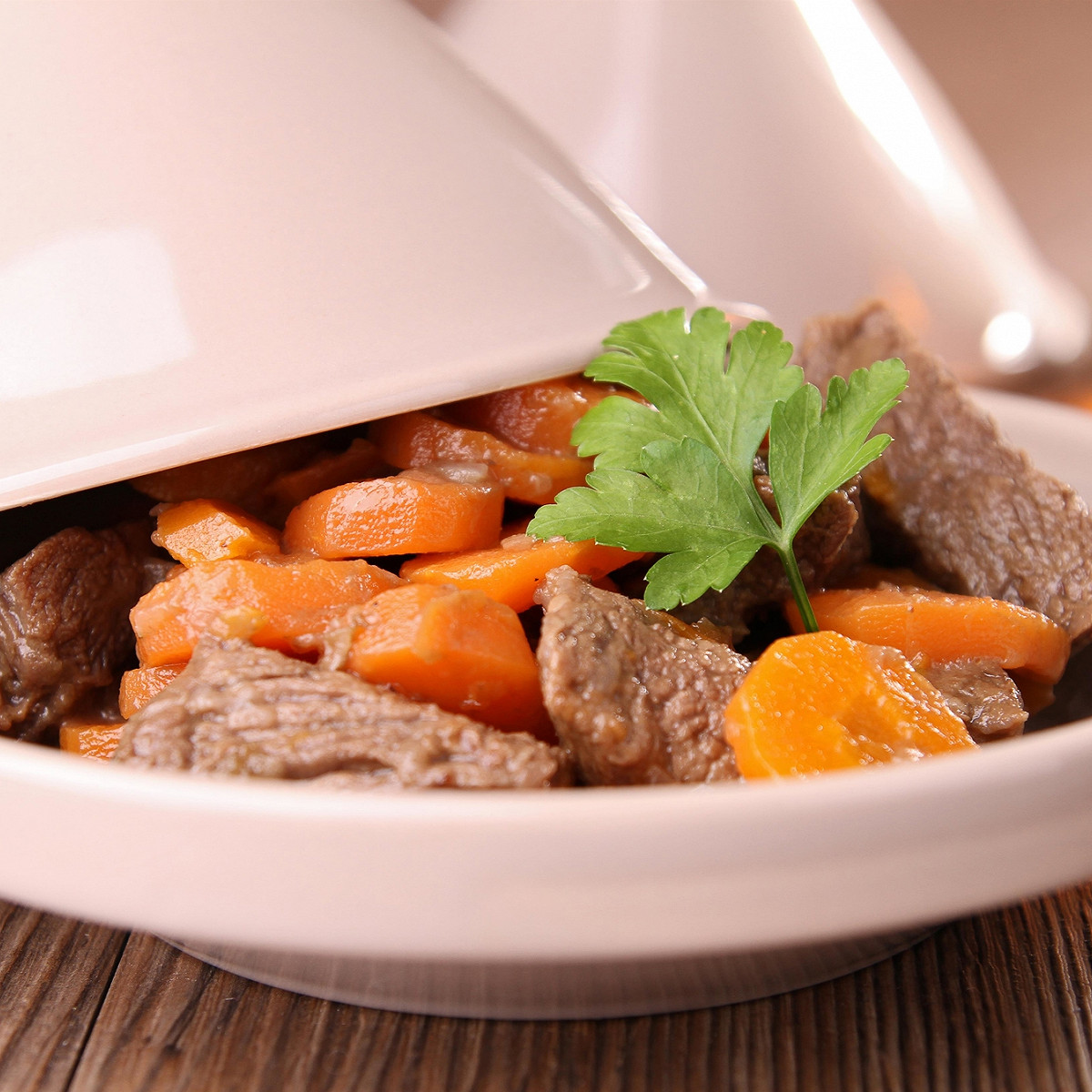 Boeuf bourguignon façon tajine